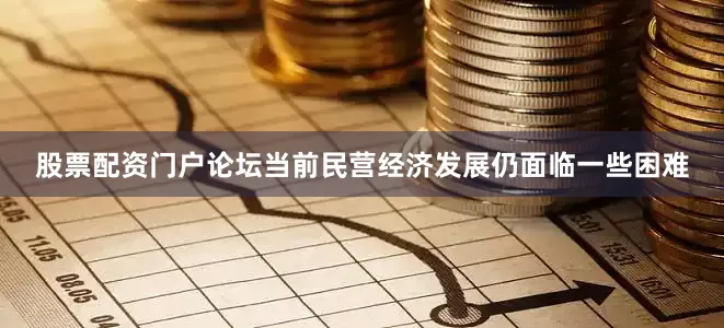 股票配资门户论坛当前民营经济发展仍面临一些困难