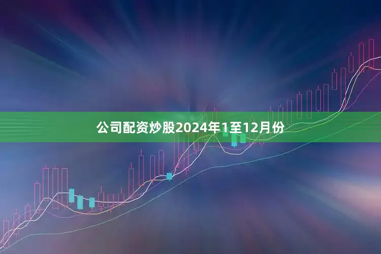 公司配资炒股　　2024年1至12月份